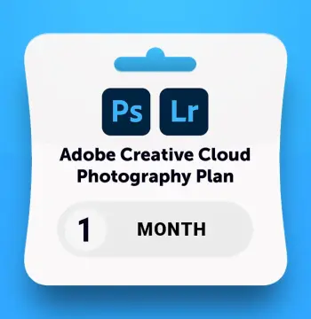 Adobe Creative Cloud Photography Plan - 1 Month Subscription Key RoW