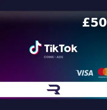 Rewarble TikTok GBP 50 Gift Card