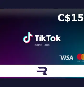 Rewarble TikTok CAD 15 Gift Card