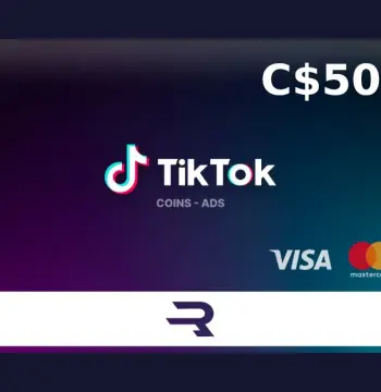 Rewarble TikTok CAD 50 Gift Card