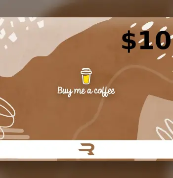 Rewarble Buy Me a Coffee USD 10 Gift Card