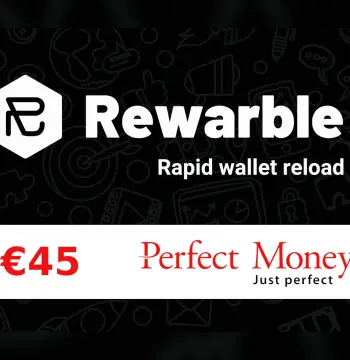 Rewarble Perfect Money EUR 45 Gift Card