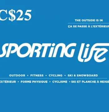 Sporting Life CAD 25 Gift Card CA