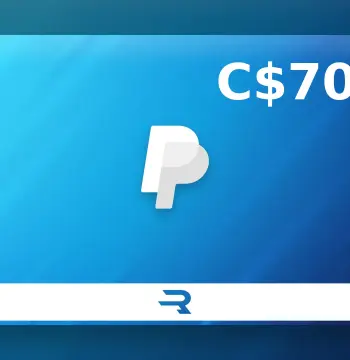 Rewarble PayPal C$70 Gift Card