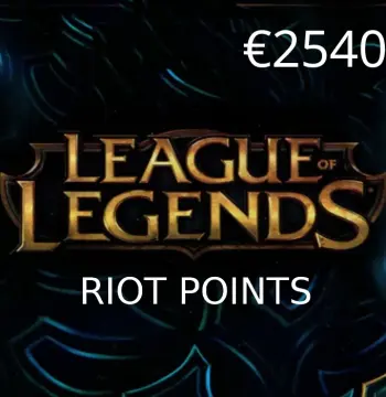 League of Legends 2540 RP Prepaid Card EU