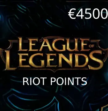 League of Legends 4500 RP Prepaid Card EU