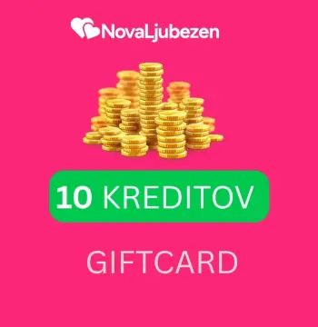 NovaLjubezen 10 Credits Gift Card
