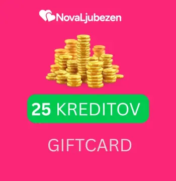 NovaLjubezen 25 Credits Gift Card