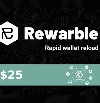 Rewarble ChatGPT $25 Gift Card US