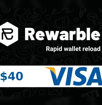 Rewarble VISA USD 40 Gift Card