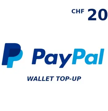 PayPal Wallet CHF 20 Top Up
