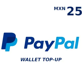 PayPal Wallet MXN 25 Top Up