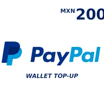 PayPal Wallet MXN 200 Top Up