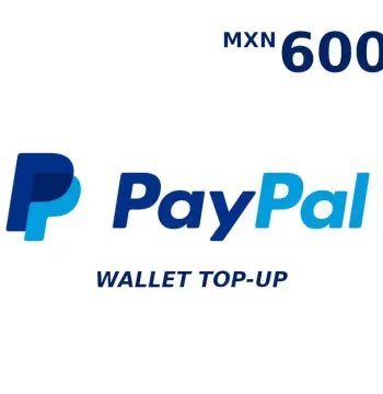 PayPal Wallet MXN 600 Top Up
