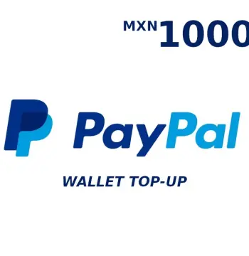 PayPal Wallet MXN 1000 Top Up