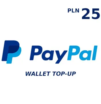 PayPal Wallet PLN 25 Top Up