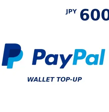 PayPal Wallet JPY 600 Top Up