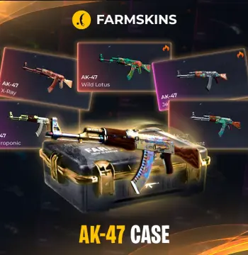 AK‑47 CS 2 Skin Key – 1 of 44 Possible Skins (Farmskins.com | Global)