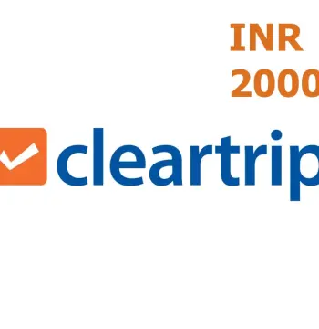 Cleartrip Hotels INR 2000 Gift Card IN