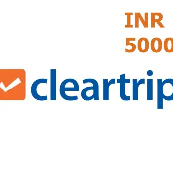 Cleartrip Hotels INR 5000 Gift Card IN