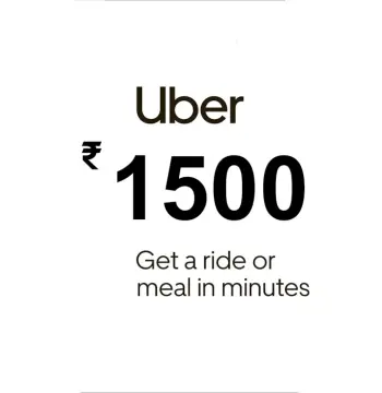 Uber INR 1500 Gift Card IN