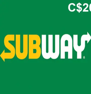 Subway CAD 20 Gift Card CA