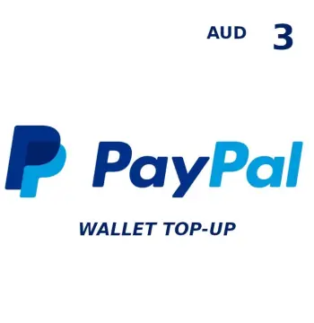 PayPal Wallet AUD 3 Top Up
