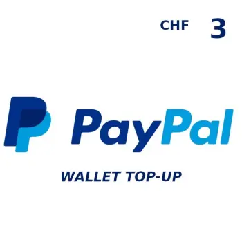 PayPal Wallet CHF 3 Top Up