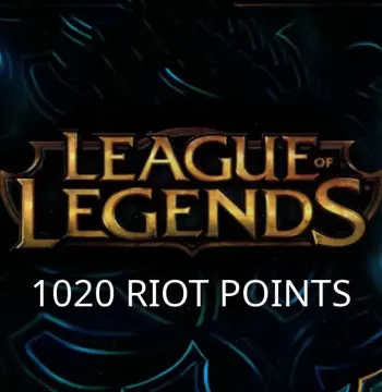 League of Legends 1020 RP Prepaid Card BR