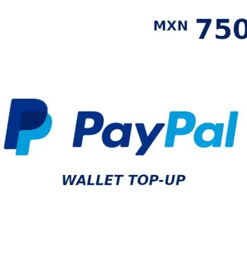 PayPal Wallet MXN 750 Top Up