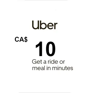 Uber CAD 10 Gift Card CA