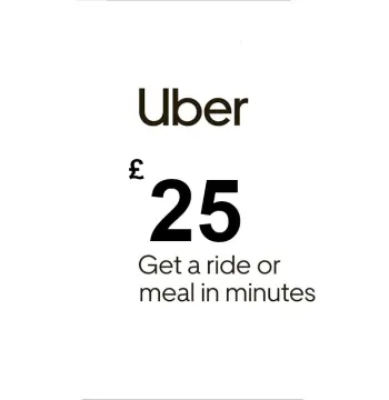 Uber GBP 25 Gift Card UK