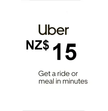 Uber NZD 15 Gift Card NZ