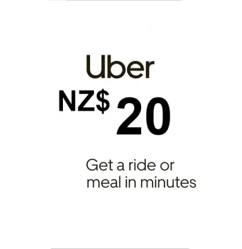 Uber NZD 20 Gift Card NZ