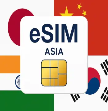 eSIMs 3 GB Data Mobile ASIA (valid for 30 Days)
