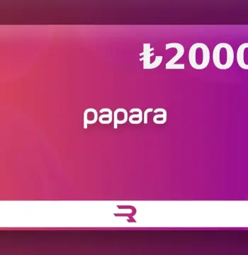 Rewarble Papara TRY 2000 Gift Card TR