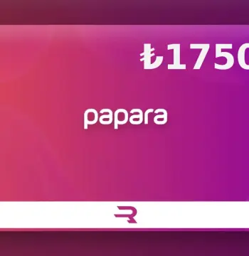 Rewarble Papara TRY 1750 Gift Card TR