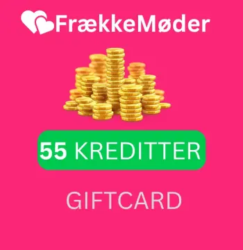 FrækkeMøder.dk 55 Credits Gift Card