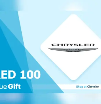 Blue Reward Chrysler AED 100 Gift Card AE