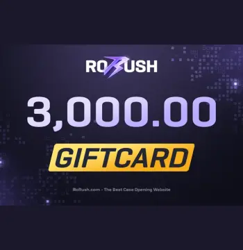 RORUSH 3000 Balance Gift Card