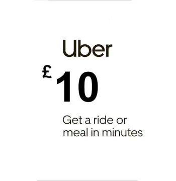 Uber GBP 10 Gift Card