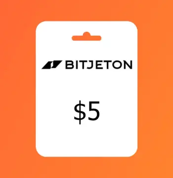 BitJeton Crypto USD 5 Gift Card