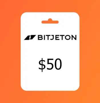 BitJeton Crypto USD 50 Gift Card