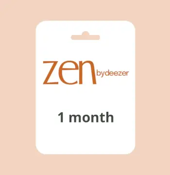 Zen By Deezer 1 Month Subscription Key FR