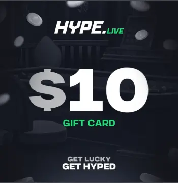 Hype.Live $10 Gift Card
