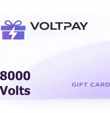 VoltPay 8000 Volts Gift Card