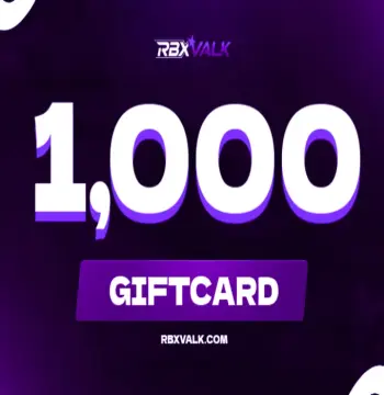 Rbxvalk.com 1000 Balance Gift Card