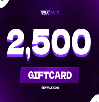 Rbxvalk.com 2500 Balance Gift Card