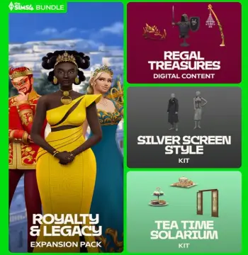 The Sims 4 - Royalty & Legacy Grand Bundle DLC EU PC EA App CD Key