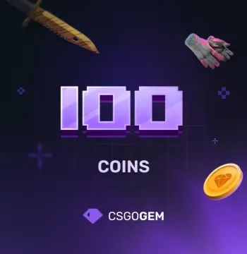 CSGOGem 100 Coins Gift Card